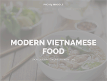 Tablet Screenshot of pho69noodle.com